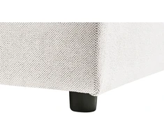 Sofa Beliani Šezlongas VIZILLE, kreminės baltos spalvos