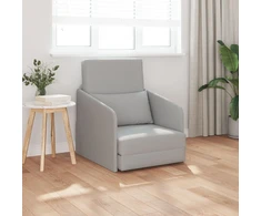 Sofa lova 60cm Debesų pilka audinys