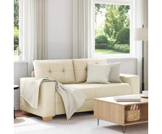 Dvivietė sofa, lininė, 180x77x82 cm