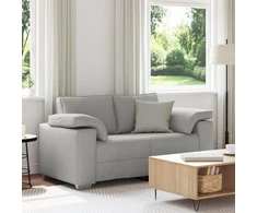 Sofa Debesų pilka 160 x 80 x 82 cm audinys