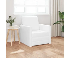Sofa lova 60cm Balta Dirbtinė Oda