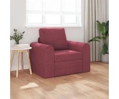 Sofa lova Vyno raudona 98 x 71 x 83 cm audinys