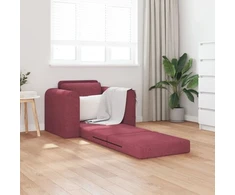 Sofa lova Vyno raudona 98 x 71 x 83 cm audinys