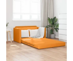Sofa lova Tamsiai geltona 124 x 71 x 78 cm audinys