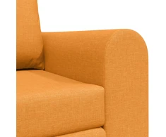 Sofa lova Tamsiai geltona 148 x 71 x 83 cm audinys