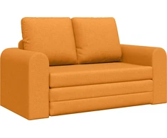 Sofa lova Tamsiai geltona 148 x 71 x 83 cm audinys