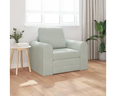 Sofa lova Šviesiai pilka 98 x 71 x 83 cm Aksomas