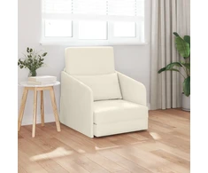 Sofa lova Kreminė 65 x 80 x 83 cm Aksomas