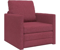 Sofa lova 60cm Vyno raudona audinys
