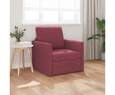 Sofa lova 60cm Vyno raudona audinys