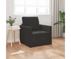 Sofa lova Juoda 74 x 77 x 81 cm Aksomas
