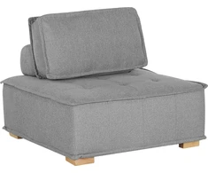 Sofa Beliani Vienvietis modulis TIBRO, pilkas