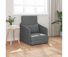 Sofa lova Tamsiai pilka 65 x 80 x 83 cm audinys
