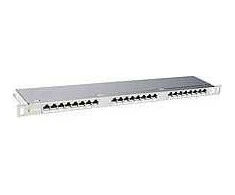 Solarix 19 colių jungiamoji panelė 24 x RJ45 CAT6 STP su nerūdijančio plieno laikikliu 0,5U (SX24HD-6-STP-SL)