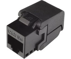 Solarix Keystone CAT5e UTP RJ45 juoda samogwintująca SXKJ-5E-UTP-BK-SA