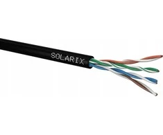 Solarix Montavimo kabelis UTP, Cat5E, drát, PE, dėžutė 100m SXKD-5E-UTP-PE