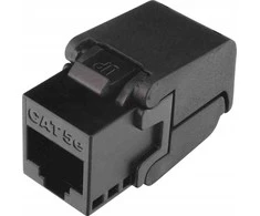 Solarix savisriegio raktinis akmuo CAT5E UTP RJ45 juodas SXKJ-5E-UTP-BK-SA