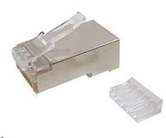 Solarix jungtis RJ45 CAT6 STP 8p8c ekranuotas, sulankstytas ant veido / 100 vnt KRJ45/6SH