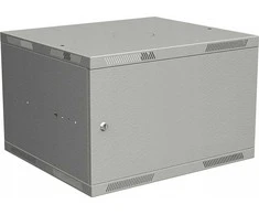 Solarix sulankstoma sieninė spinta SENSA LITE 9U 450mm, metalinės durys, RAL 7035 SENSA-L-9U-545-21-G