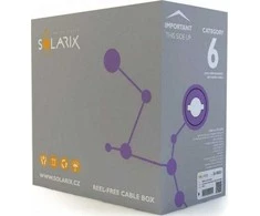 Montavimo kabelis Solarix UTP, Cat6, laidas, PVC, dėžutė 305m SXKD-6-UTP-PVC