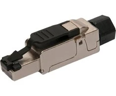 Solarix SOLARIX SXRJ45-6A-STP-BK-SA modulinis kištukas 8p8c CAT6 UTP susuktas