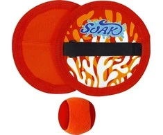 Solex SOLEX VELCRO CATCH BALL ŽAIDIMAS RAUDONAS AN-0510R