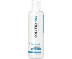 SOLVERX atopinės odos emulsija prausimuisi ir makiažui nuo veido ir akių pašalinti 200 ml