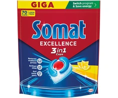 KAPSULĖS INDAPLOVIŲ SOMAT LEMON 70 VNT