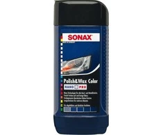 SONAX Polirolis su vašku mėlynos spalvos Polish&Wax, 250ml 296241