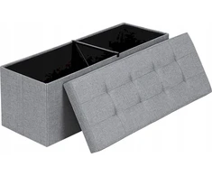SONGMICS sulankstomas suoliukas su daiktadėže 110 x 38 x 38 cm LSF77G