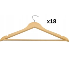 SONGMICS medinės drabužių pakabos, 20 vnt., su 360° pasukamu kabliu CRW001-20