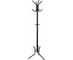 Songmics Juodo metalo skrybėlių stovas