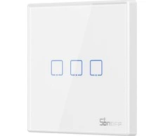 Sonoff belaidis 433MHz išmanusis sieninis jungiklis T2EU3C-RF (3 kanalų)