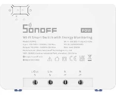 Sonoff Pow R3 1-kanalo išmani relė valdoma WiFi su energijos sunaudojimo matavimo funkcija - 230VAC 5500W