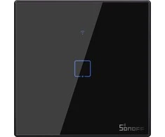 Sonoff T3EU1C-TX 1 kanalo sieninis jungiklis 230VAC juodas