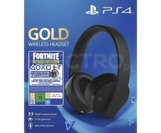 Belaidės ausinės Sony PlayStation Gold Wireless Headset, juodos + Fortnite Neo Versa bundle