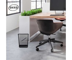 Kvadratinė šiukšliadėžė OKKO 68405, 20 l, juoda