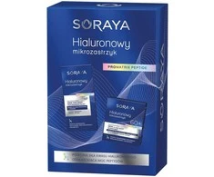 SORAYA hialurono rūgšties mikroinjekcijos dovanų rinkinys 60+ (regeneruojantis kremas + raukšles mažinantis paakių kremas)