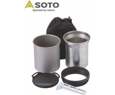 Turistinių indų rinkinys Soto Thermostack, 400 ml + 350 ml