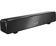 Namų kino sistema KYE 31730024400 Genius garsiakalbis Mini USB SoundBar 100, Immersive Cinema-Style Sound Effect, juodas