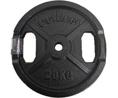 Outliner Sourcing 20 kg ketaus plokštė su dviem rankenomis