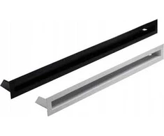Tunelis -grotelės židinio NORDFLAM 60x380mm juodos spalvos