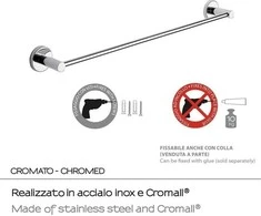 Gedy Ant korpuso montuojamas „Felce FE21/60 13 CR“, 60 cm