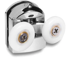 Thema Lux Thema_Lux Dvigubi virš dušo kabinos ratukai, 2vnt 21mm QZ-20 CH2G21