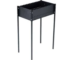 Dm_Grill Grilis DM Grilis, juoda, 27 cm