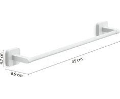 Gedy KABYKLA RANKŠL TONGA 45CM BALT MAT