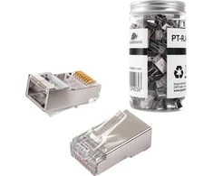 „Spacetronik“ RJ45 praėjimo kištukas cat6 FTP PT-RJ456FT-11 100 vnt.