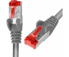Spacetronik Kabelis RJ45 CAT 6 S/FTP AWG27 LSZH pilka 10m
