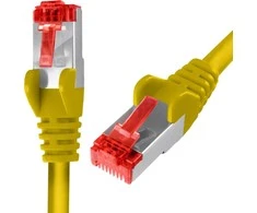 Spacetronik Kabelis RJ45 CAT 6 S/FTP AWG27 LSZH geltona 1m