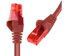 Spacetronik Kabelis RJ45 CAT 6 U/UTP AWG24 raudona 3m